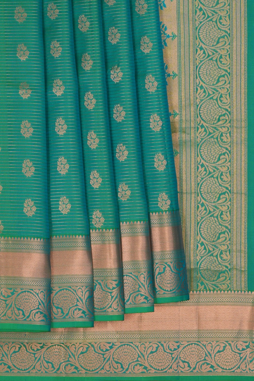 South Silk Sea Green Saree