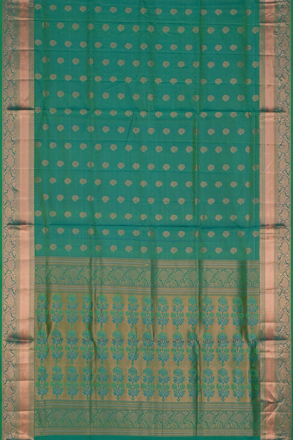 Image of South Silk Sea Green Saree