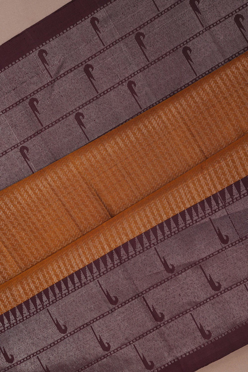 South Silk Fenugreek Green Saree