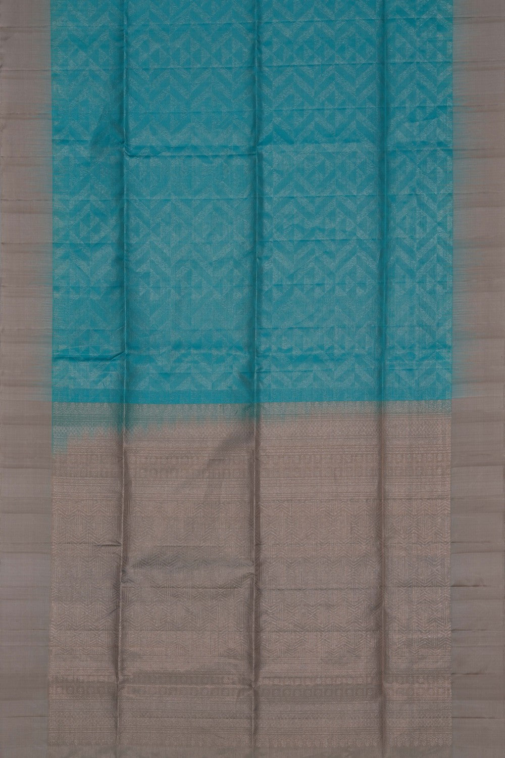Image of South Silk Blue Saree