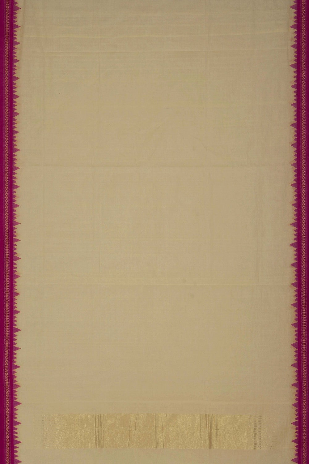 Uppada Cotton Cream Saree