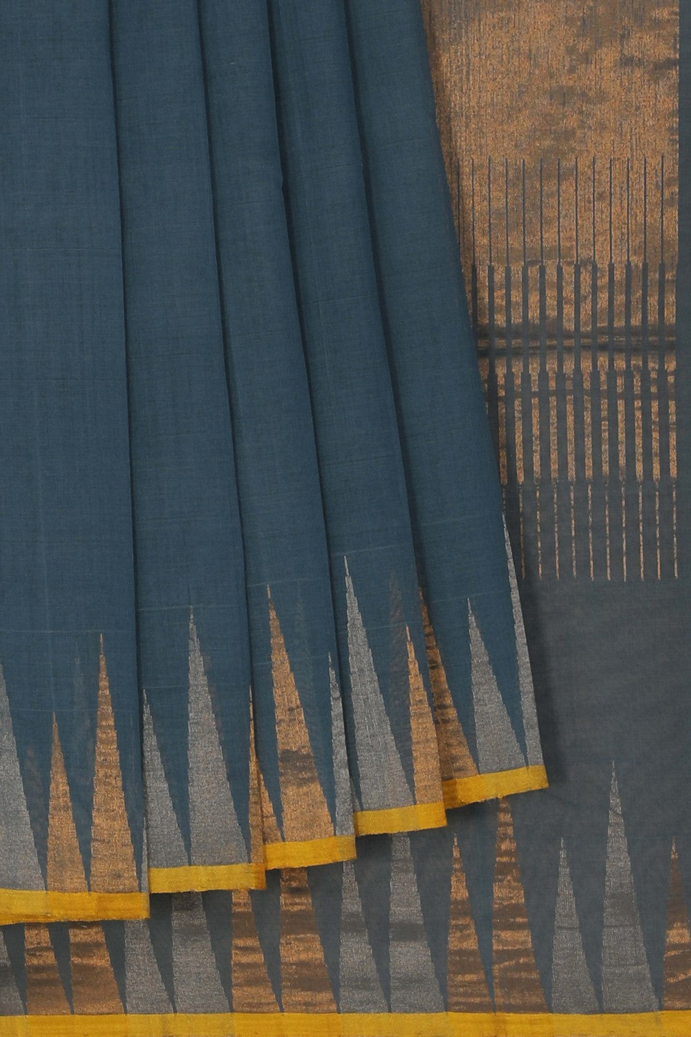 Uppada Cotton Grey Saree