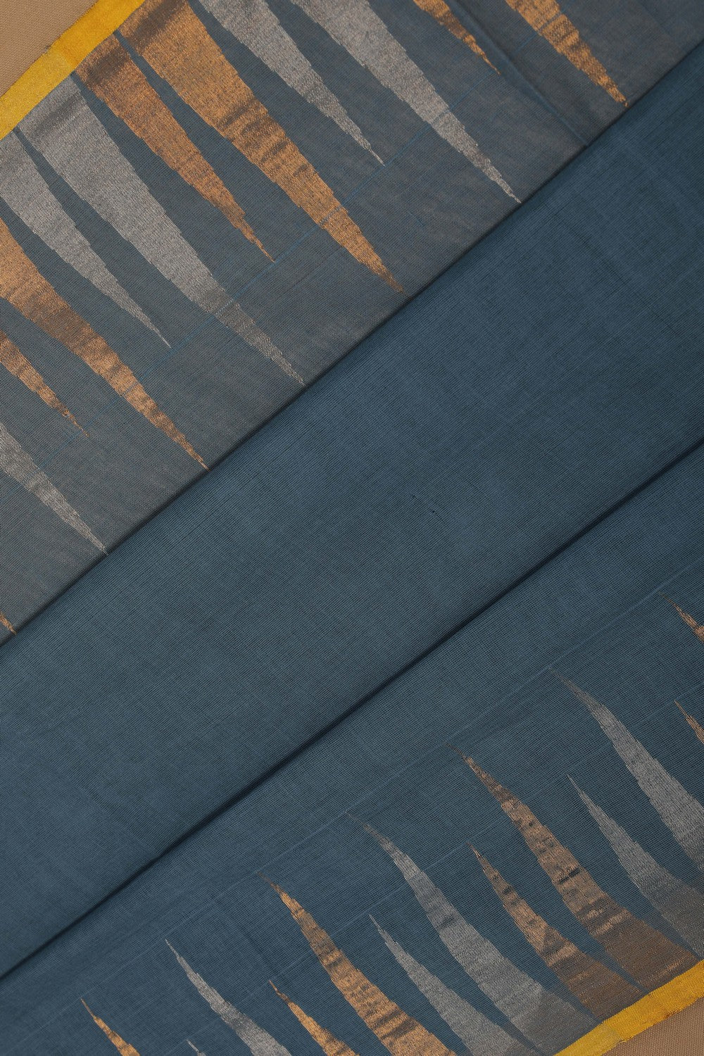 Uppada Cotton Grey Saree