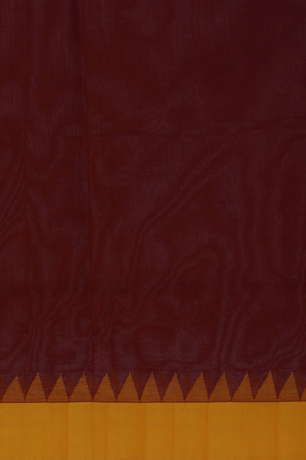 Image of Uppada Cotton Maroon Saree