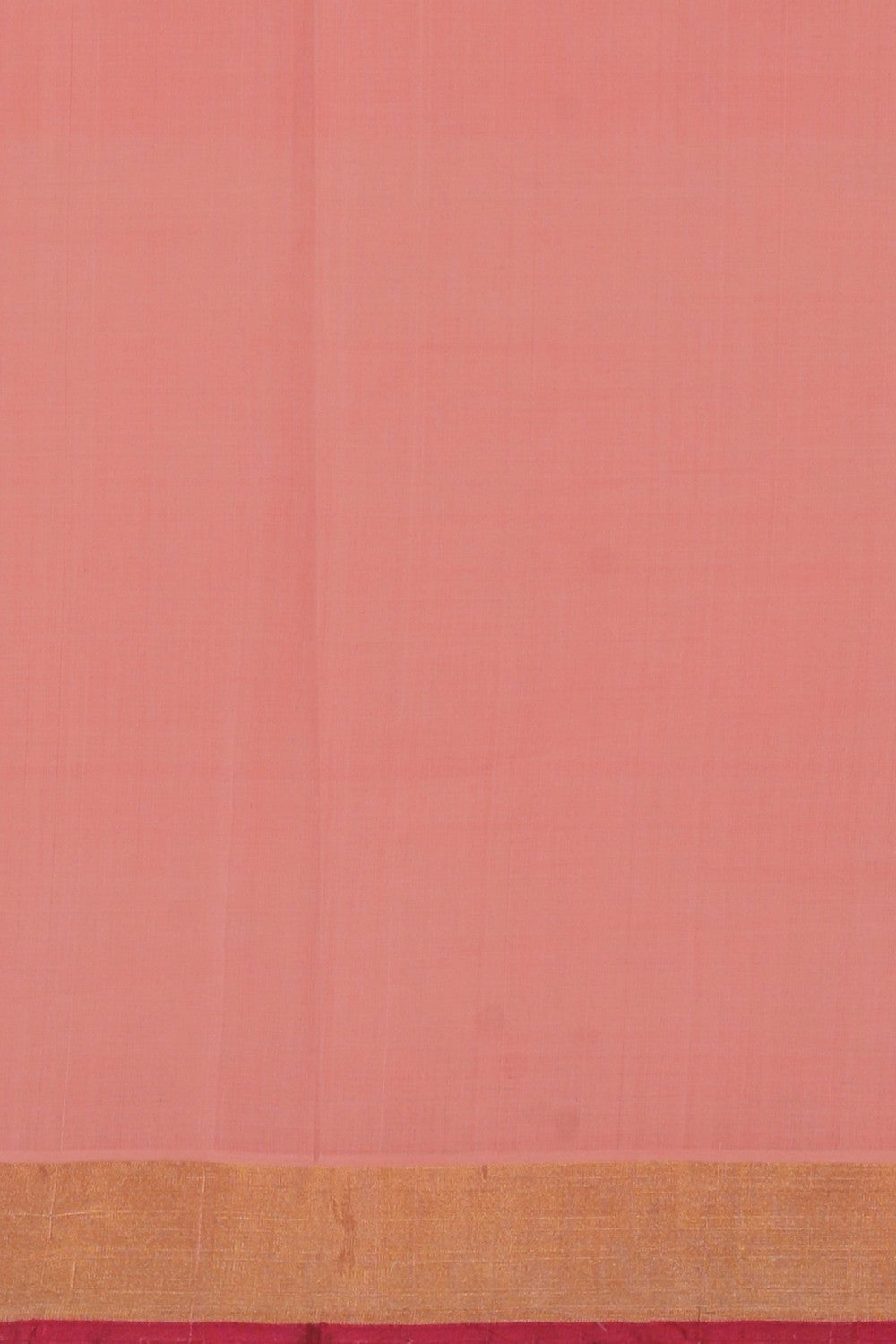 Uppada Cotton Coral-Pink Saree