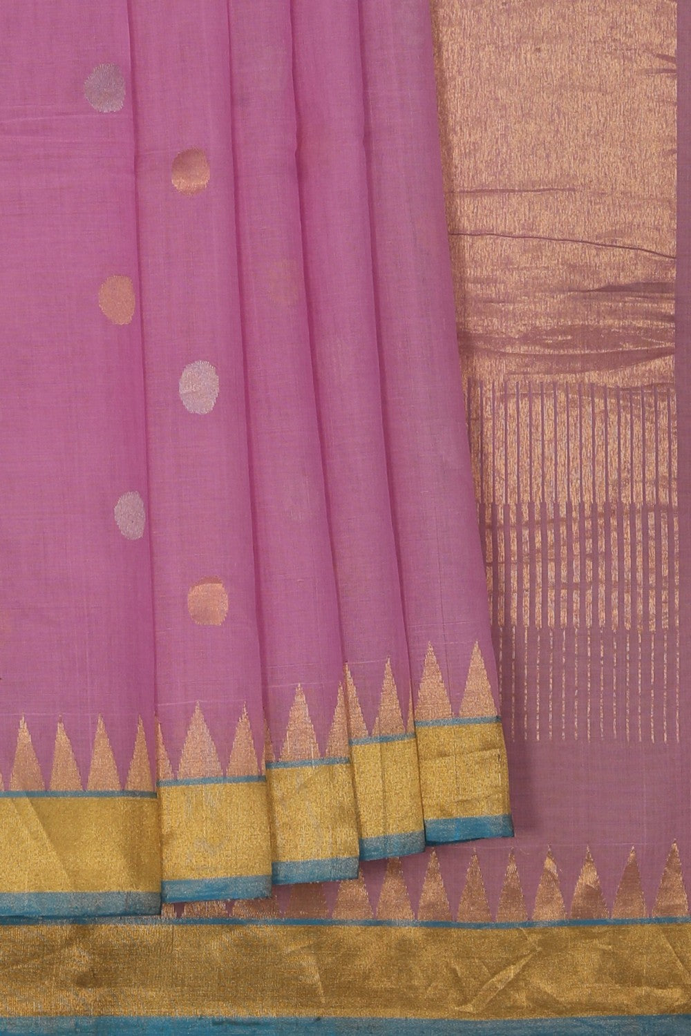 Uppada Cotton Pink Saree