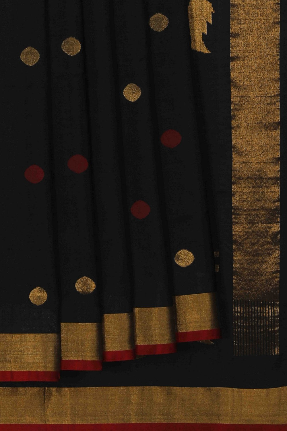 Uppada Silk Black Saree