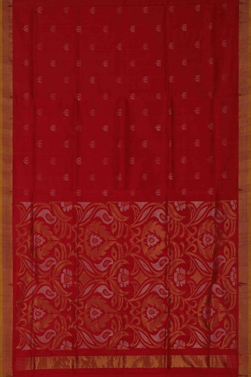 Image of Uppada Silk Red Saree