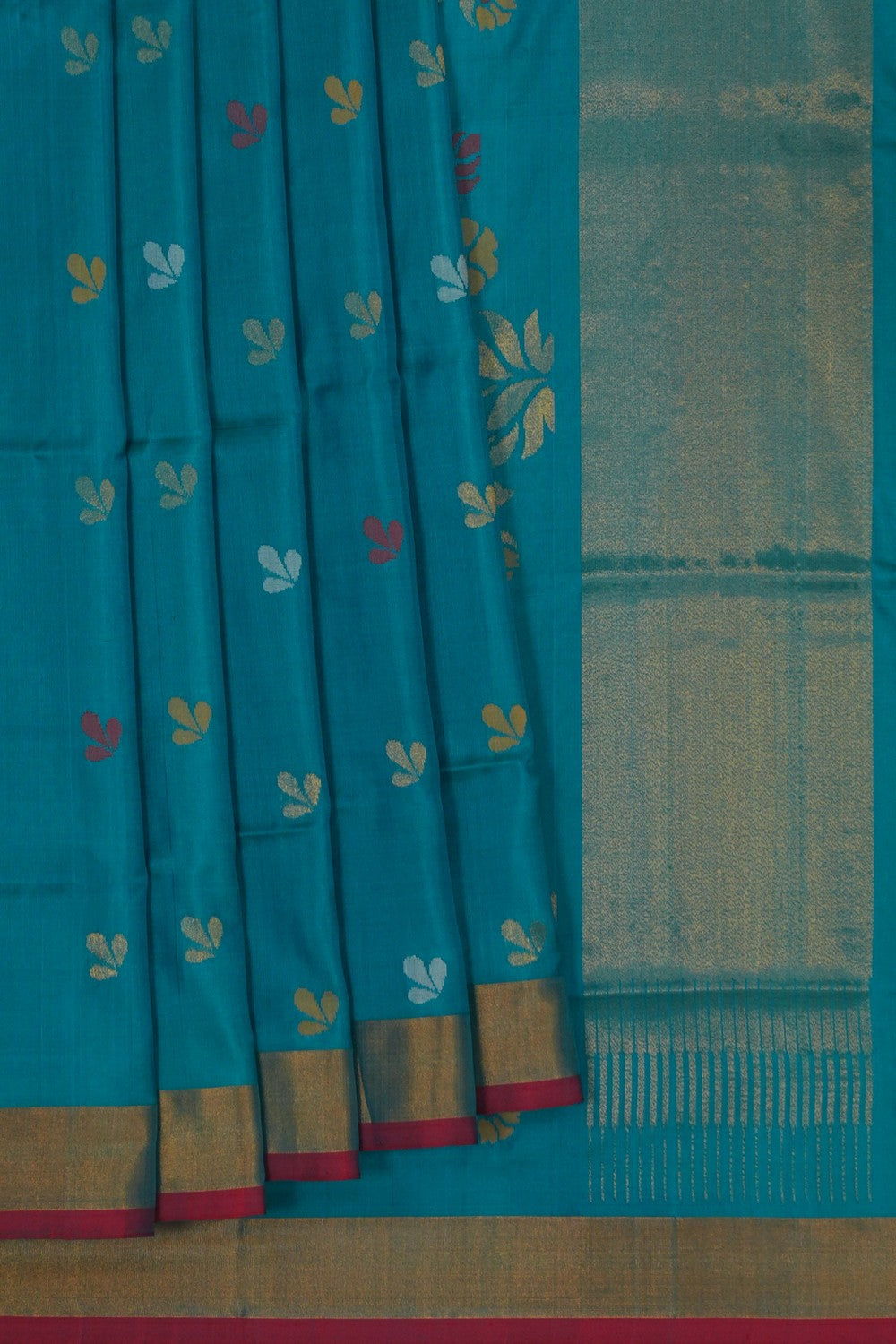 Image of Uppada Silk Blue Saree