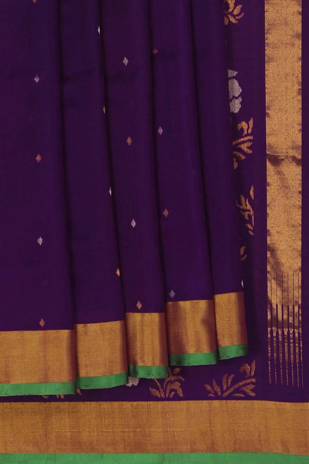 Image of Uppada Silk Purple Saree