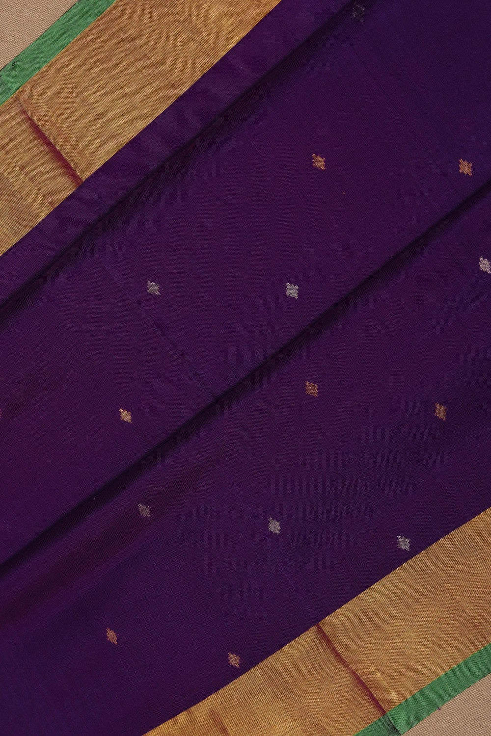 Image of Uppada Silk Purple Saree