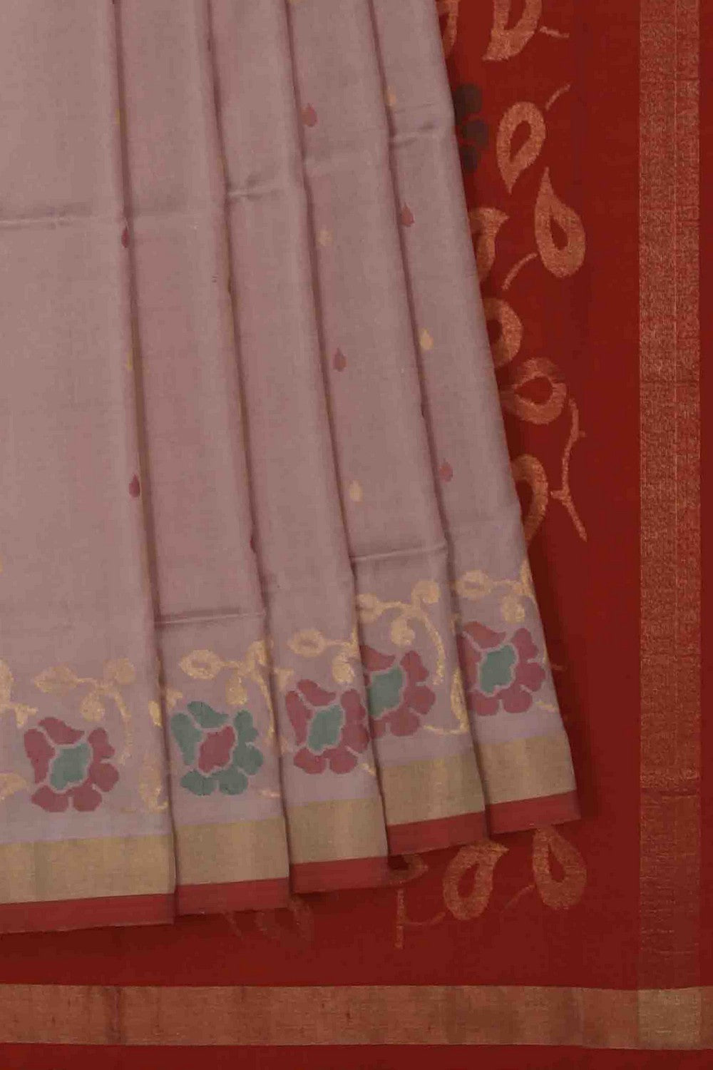 Image of Uppada Silk Beige Saree