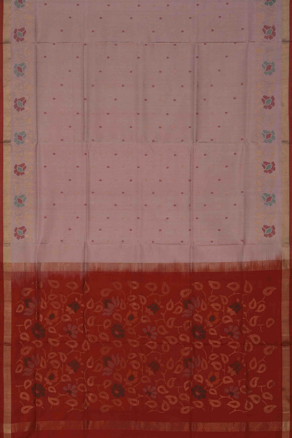 Image of Uppada Silk Beige Saree
