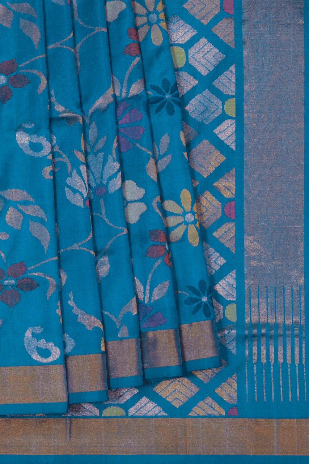 Uppada Silk Blue Saree
