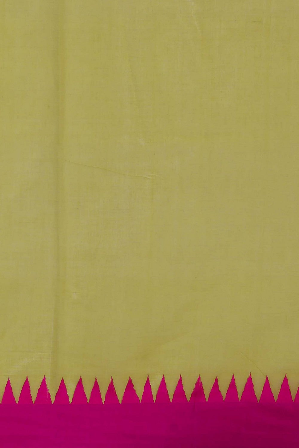 Image of Ponduru Cotton Yellow Saree