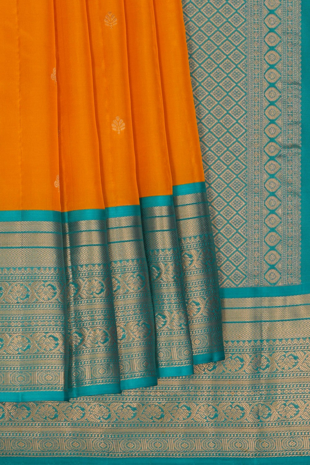 Image of South Silk Mustard Saree