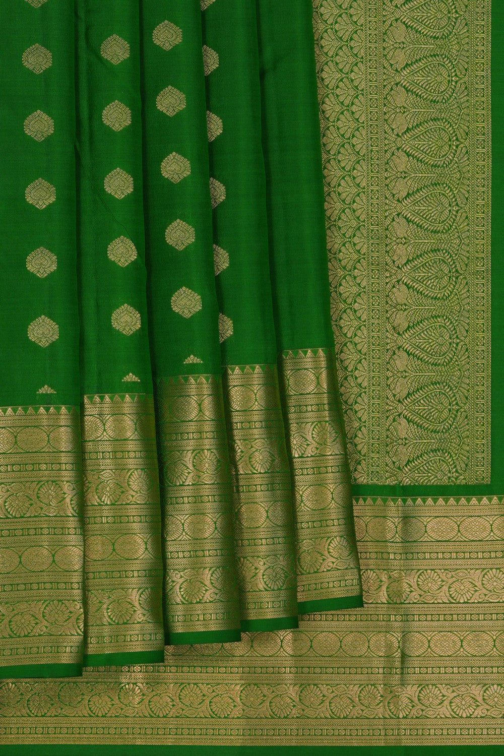 Image of South Silk Green Saree