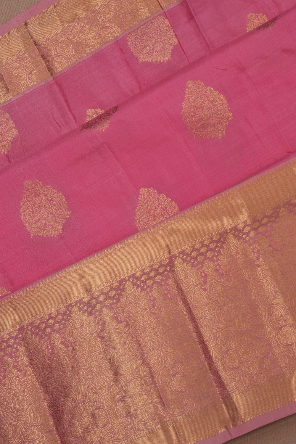 Image of South Silk Pink Saree