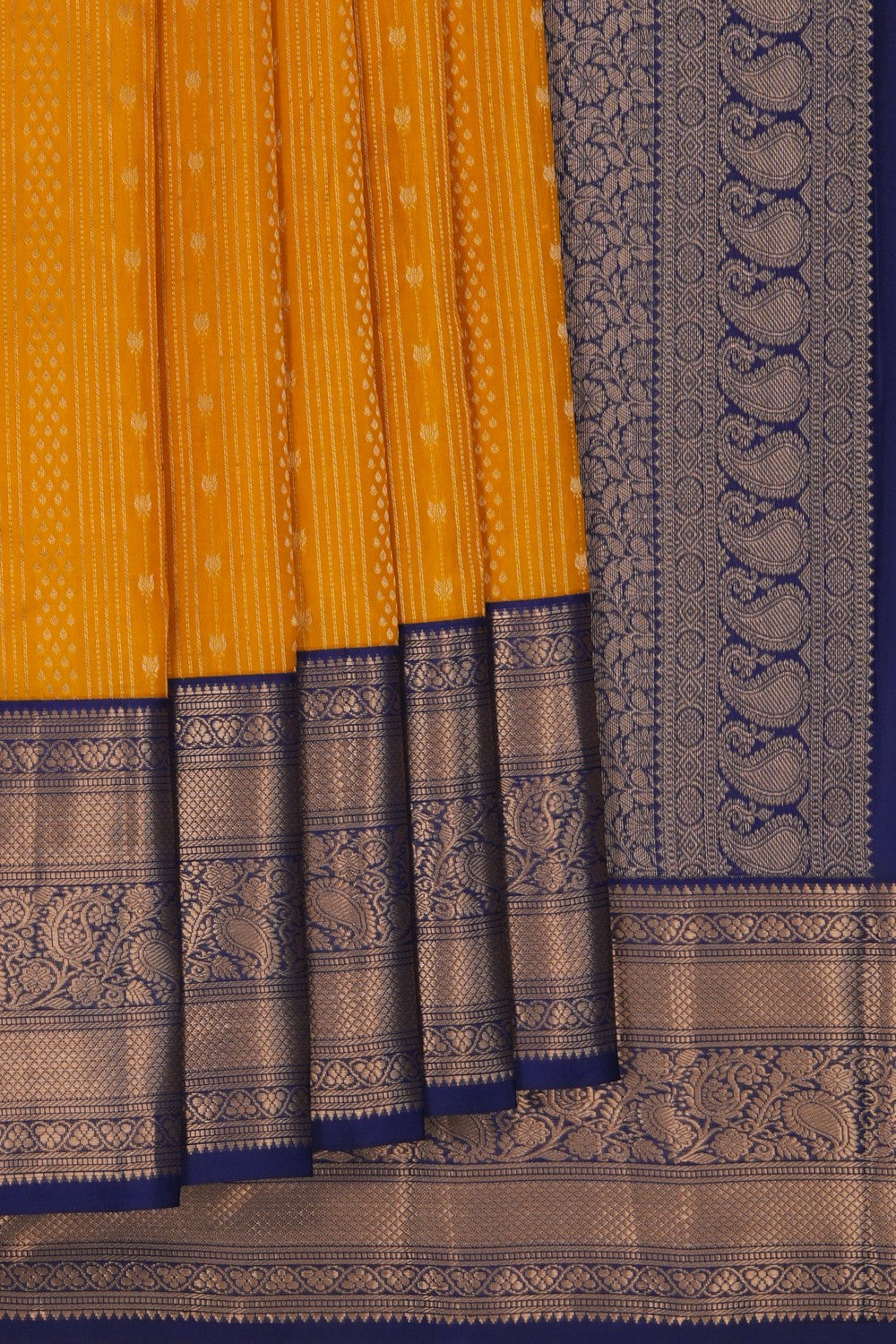South Silk Yellow Saree