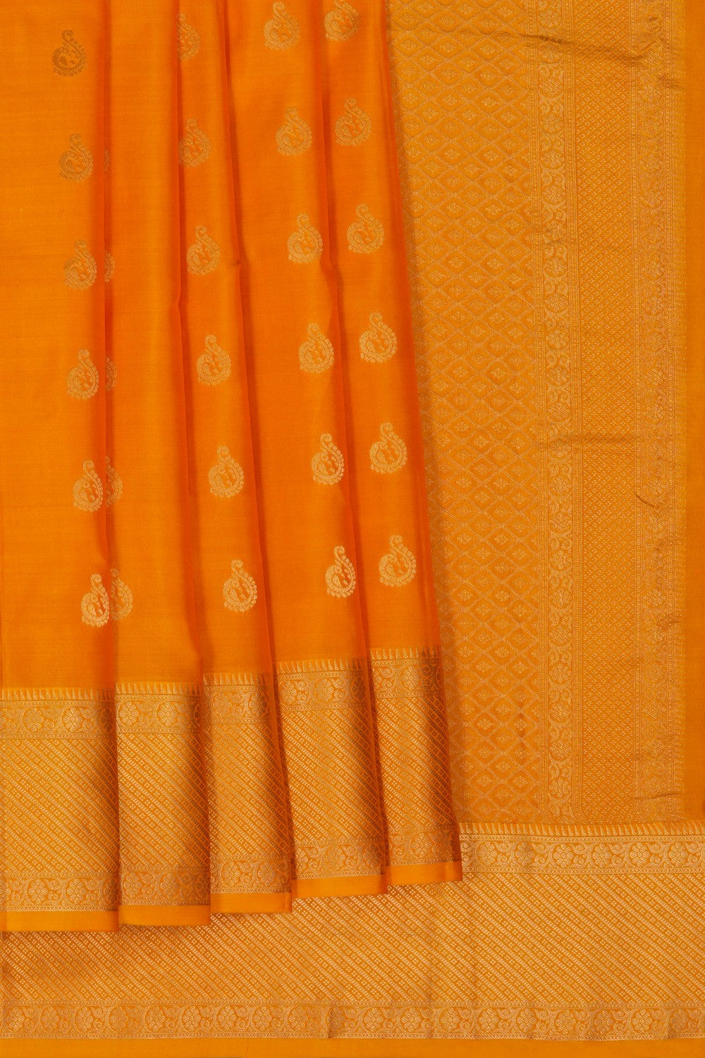 South Silk Yellow Saree