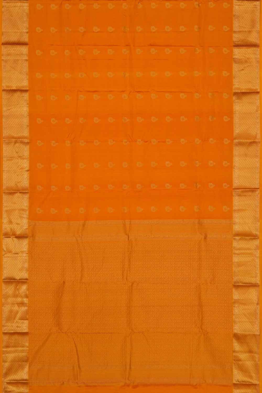 Image of South Silk Yellow Saree