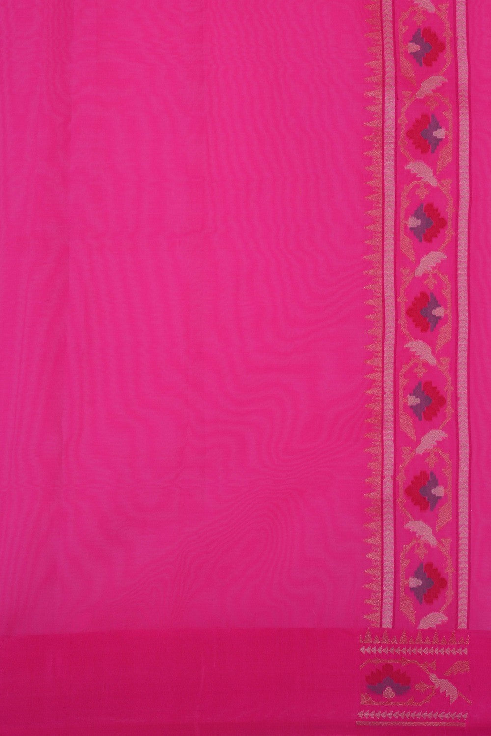 Image of Kora Silk Dhakai Jamdani Saree