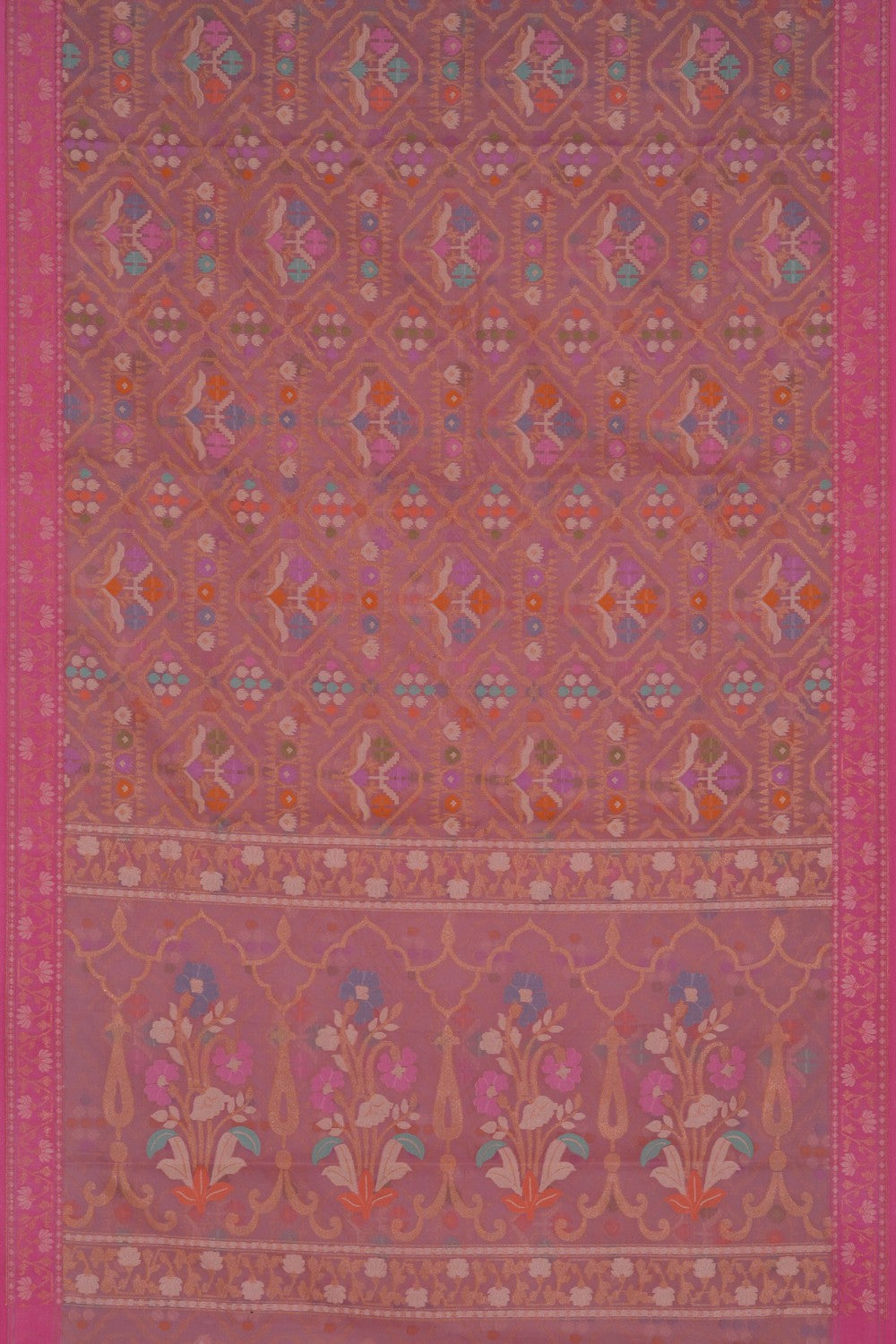 Image of Banarasi Kora Rangkat Saree