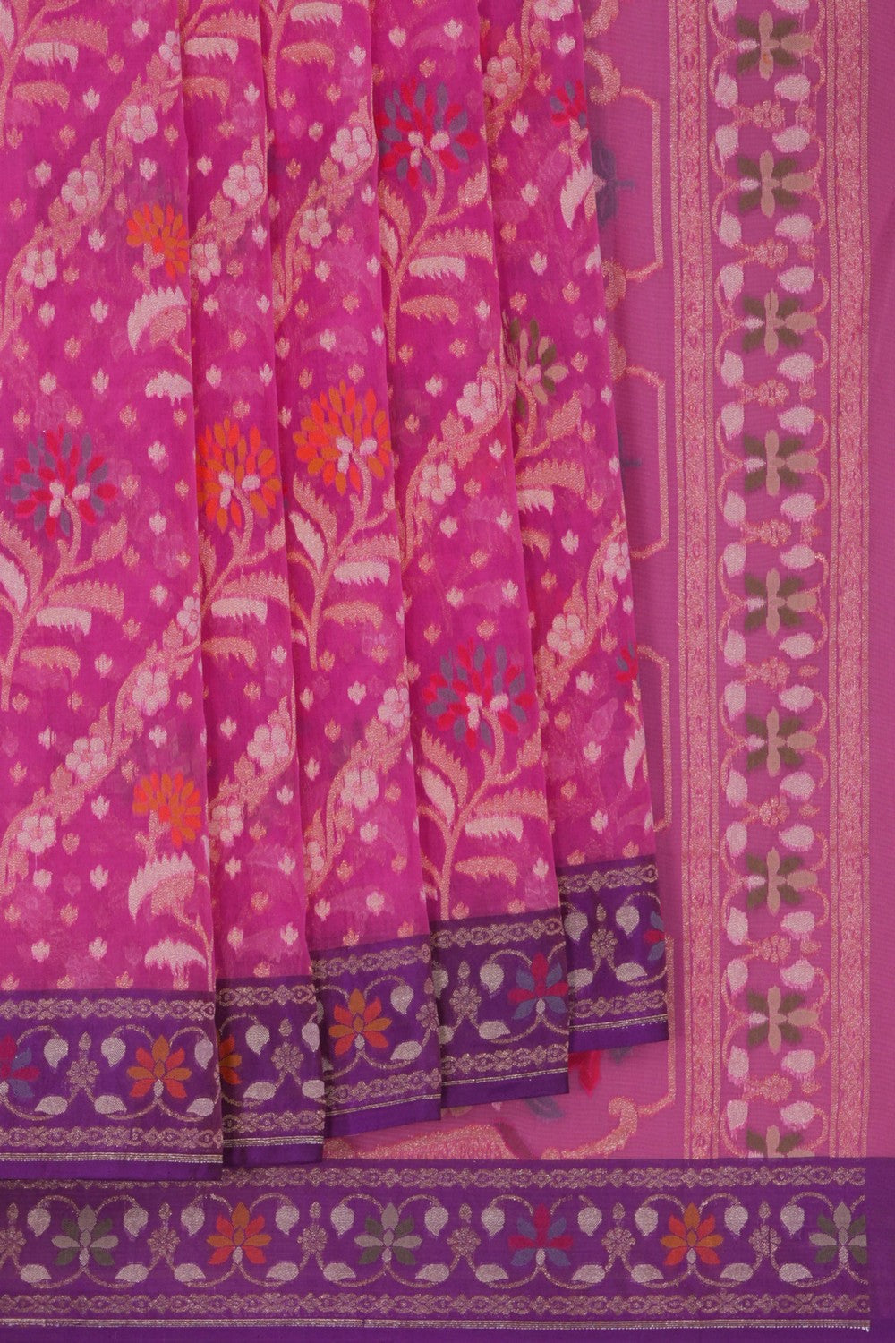 Image of Banarasi Kora Rangkat Saree