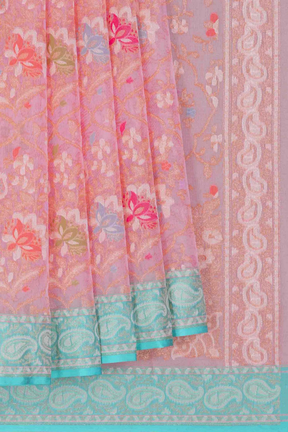 Image of Banarasi Kora Rangkat Saree