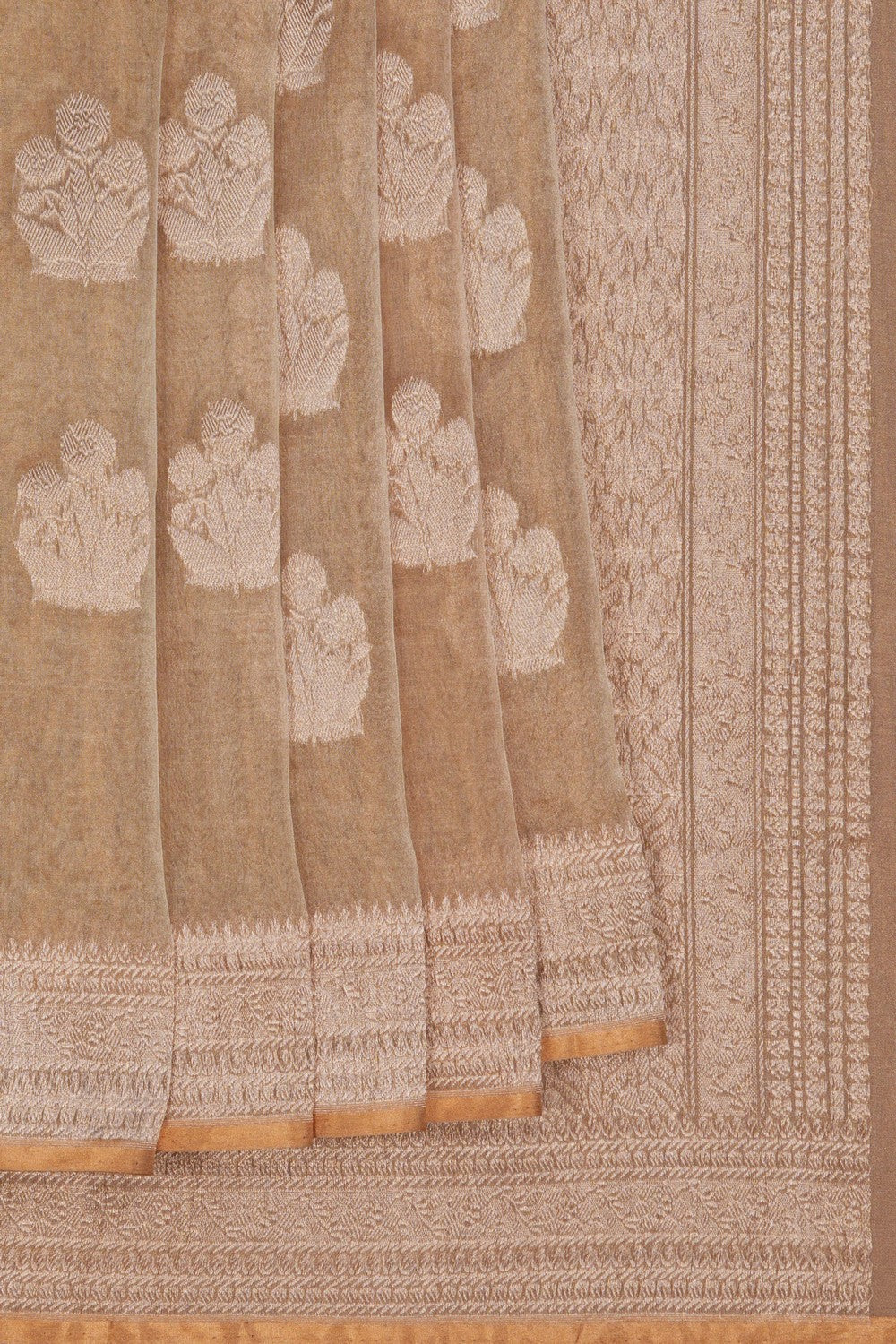 Image of Banarasi Tissue Silk Gold Saree