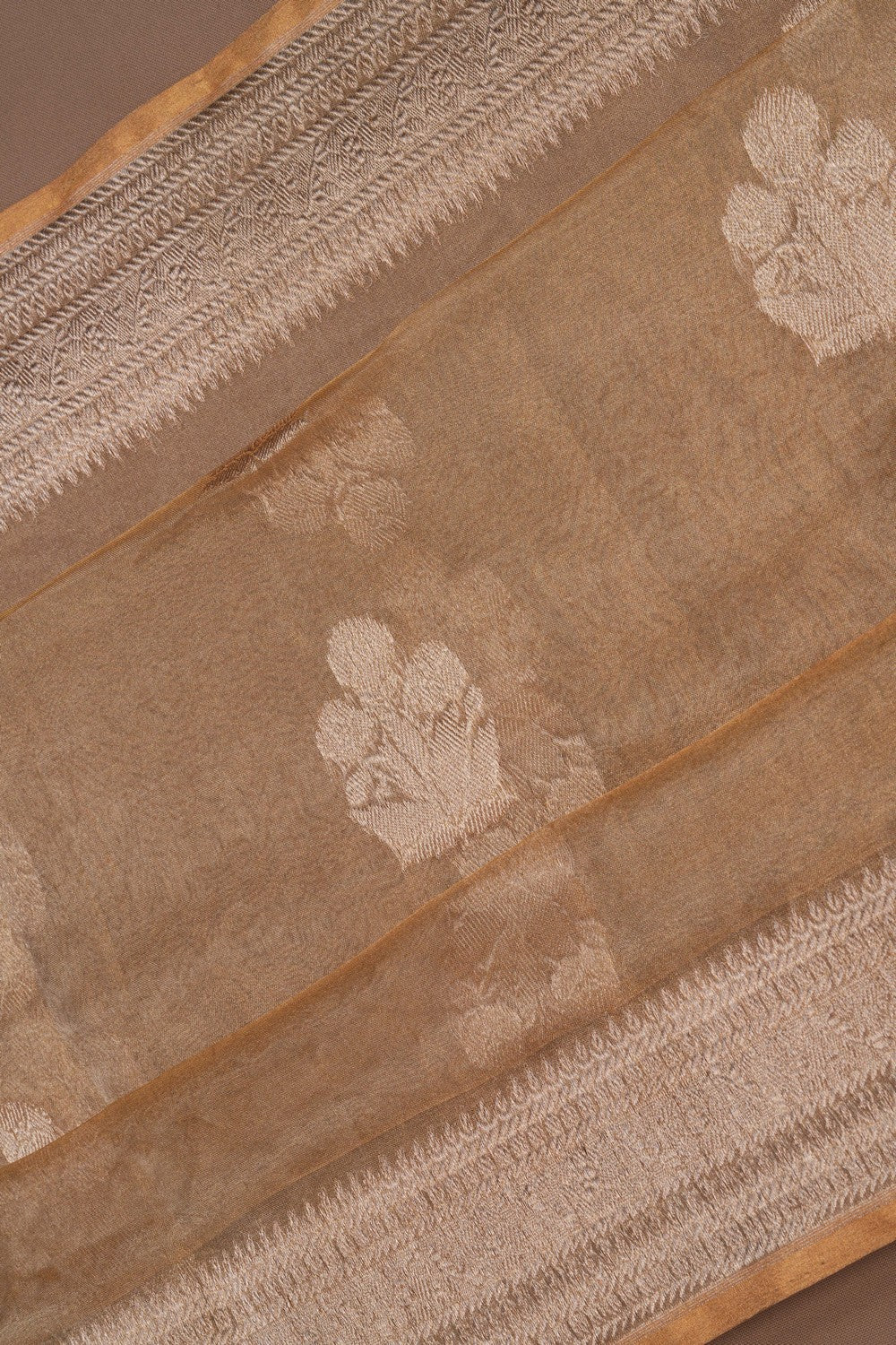 Image of Banarasi Tissue Silk Gold Saree