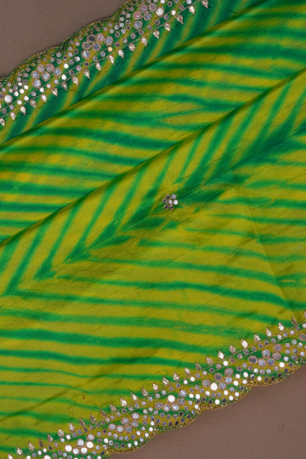 Image of A Beautiful Silk Embroidery Saree