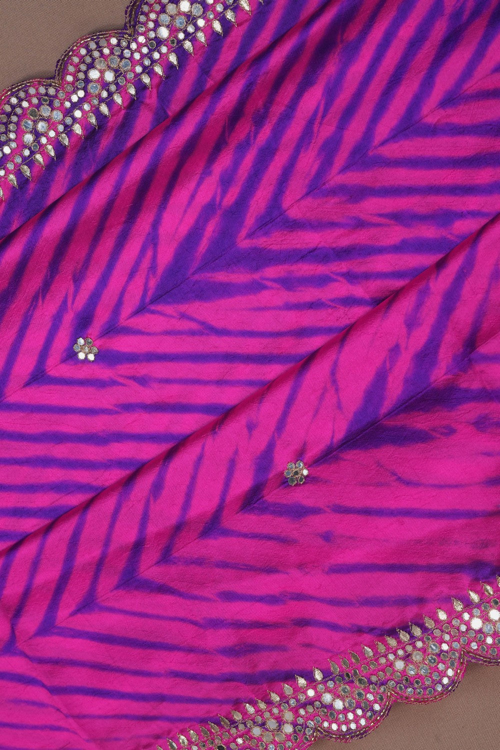 Image of A Beautiful Silk Embroidery Saree