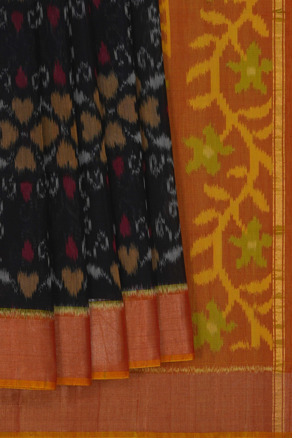 Image of South Cotton-Silk Ikat Saree