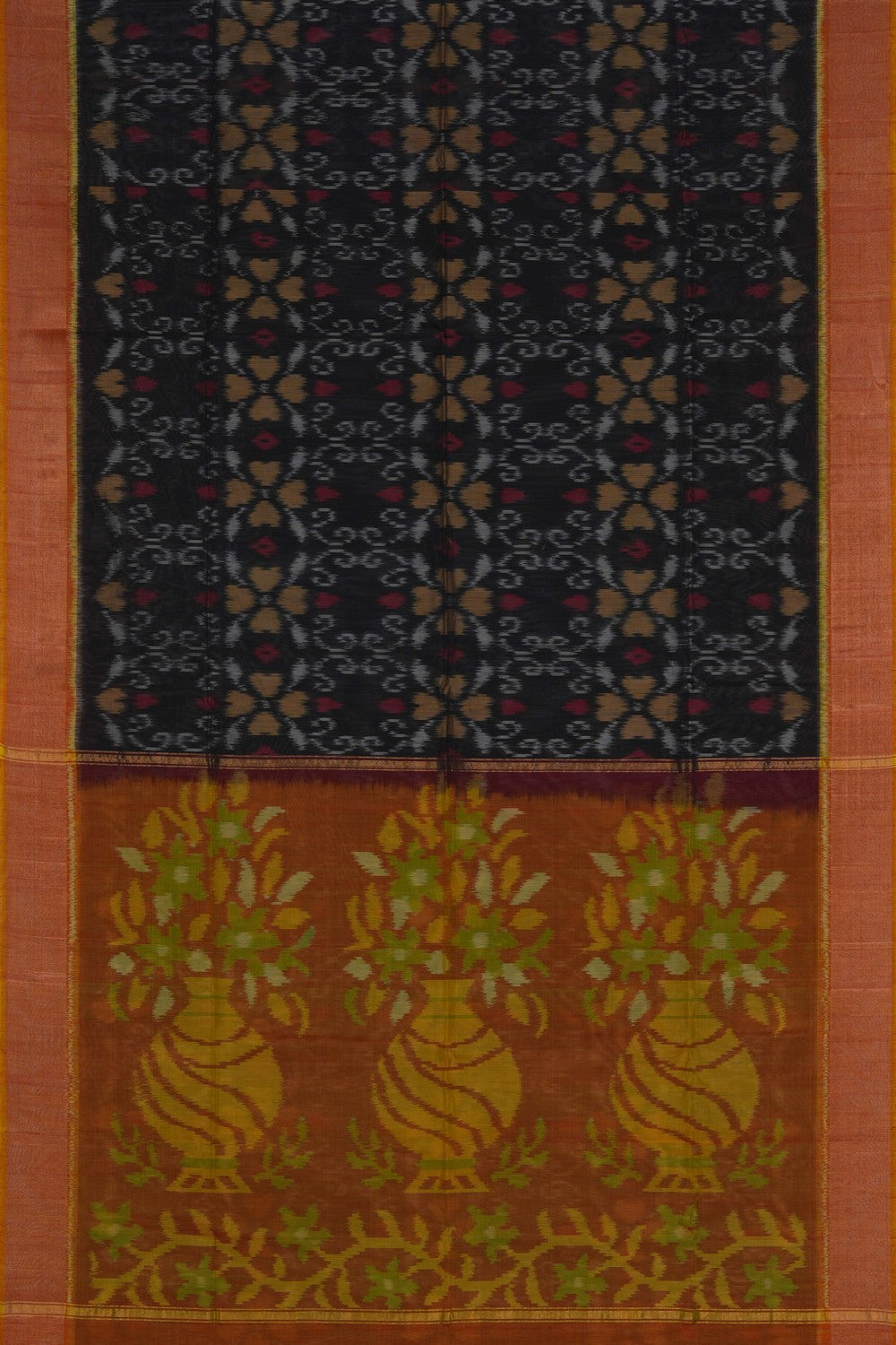 Image of South Cotton-Silk Ikat Saree