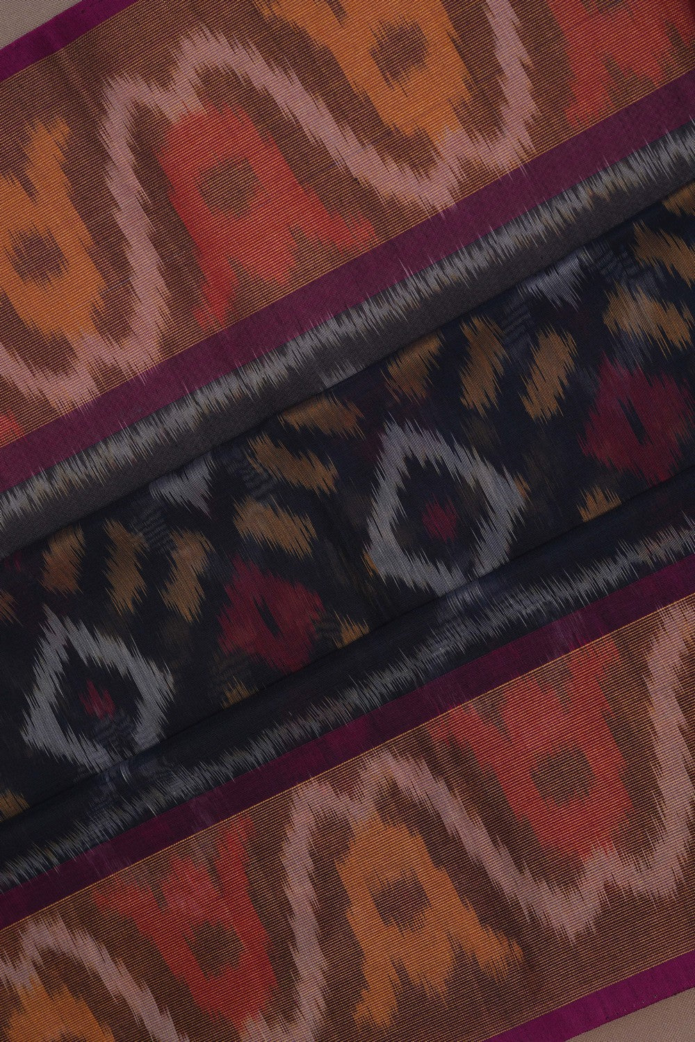 Image of South Cotton-Silk Ikat Saree