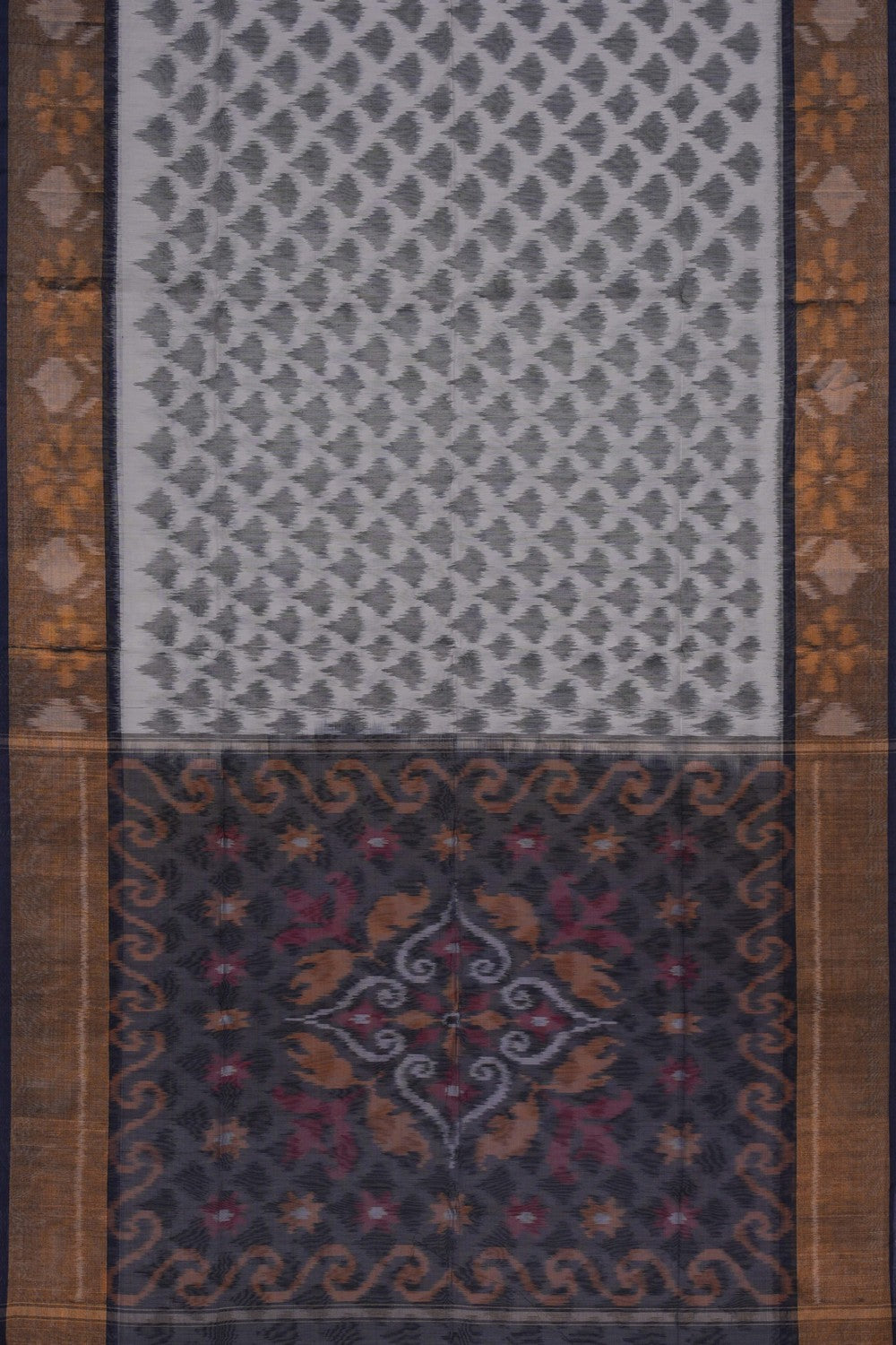 Image of South Cotton-Silk Ikat Saree
