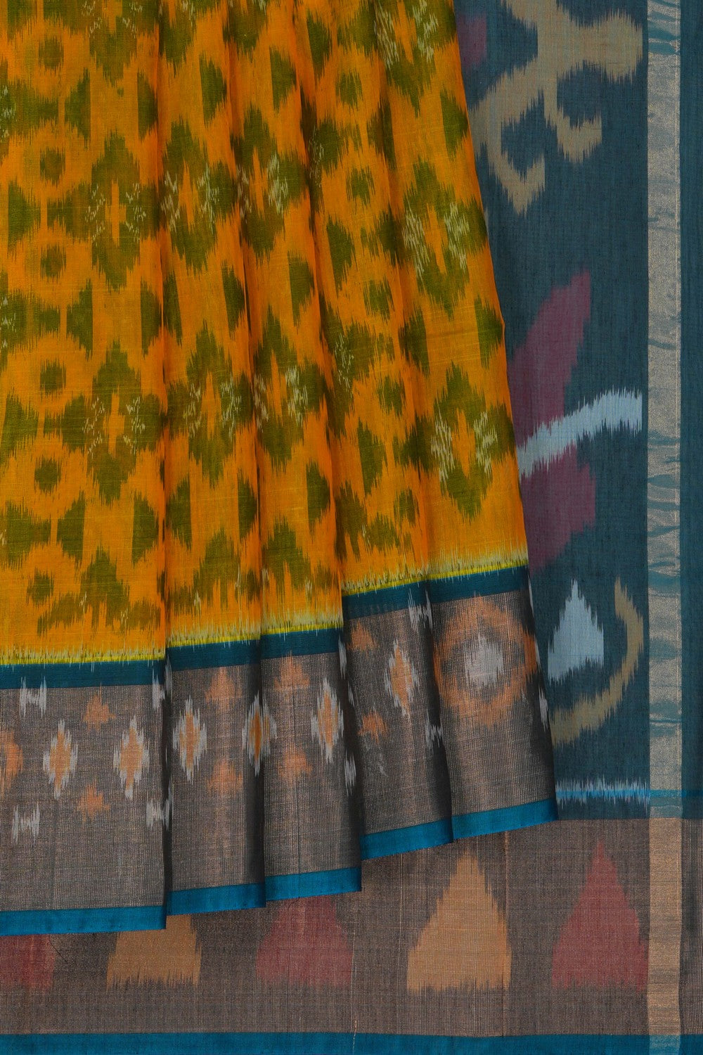 Image of South Cotton-Silk Ikat Saree