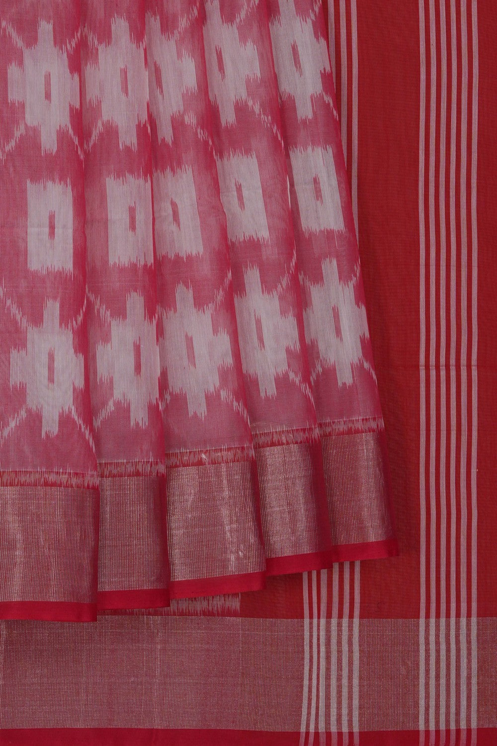 Image of South Cotton-Silk Ikat Saree