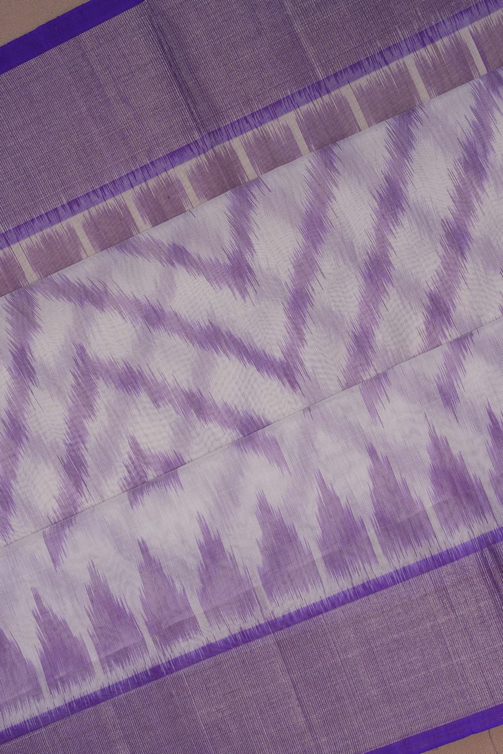 Image of South Cotton-Silk Ikat Saree