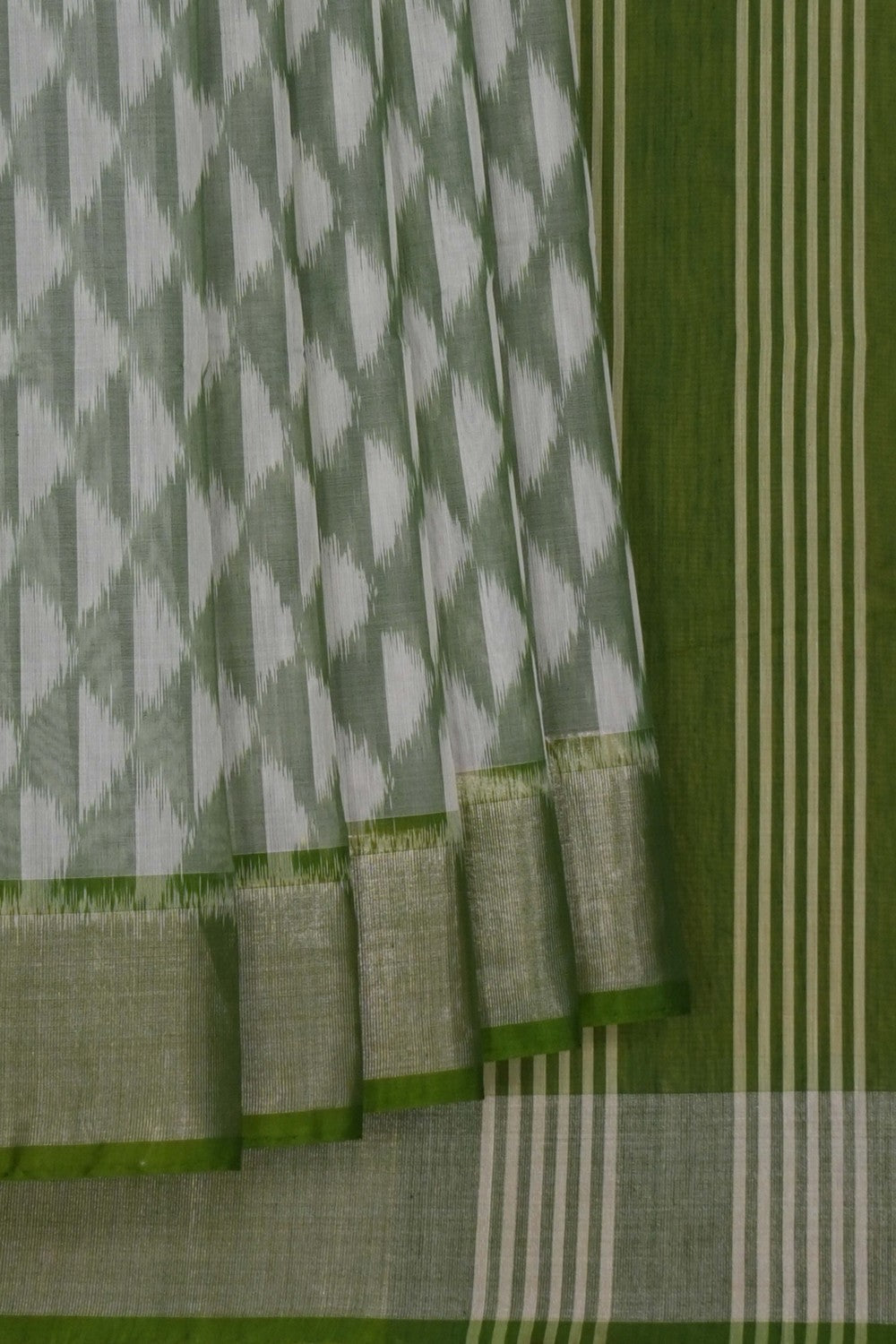 Image of South Cotton-Silk Ikat Saree