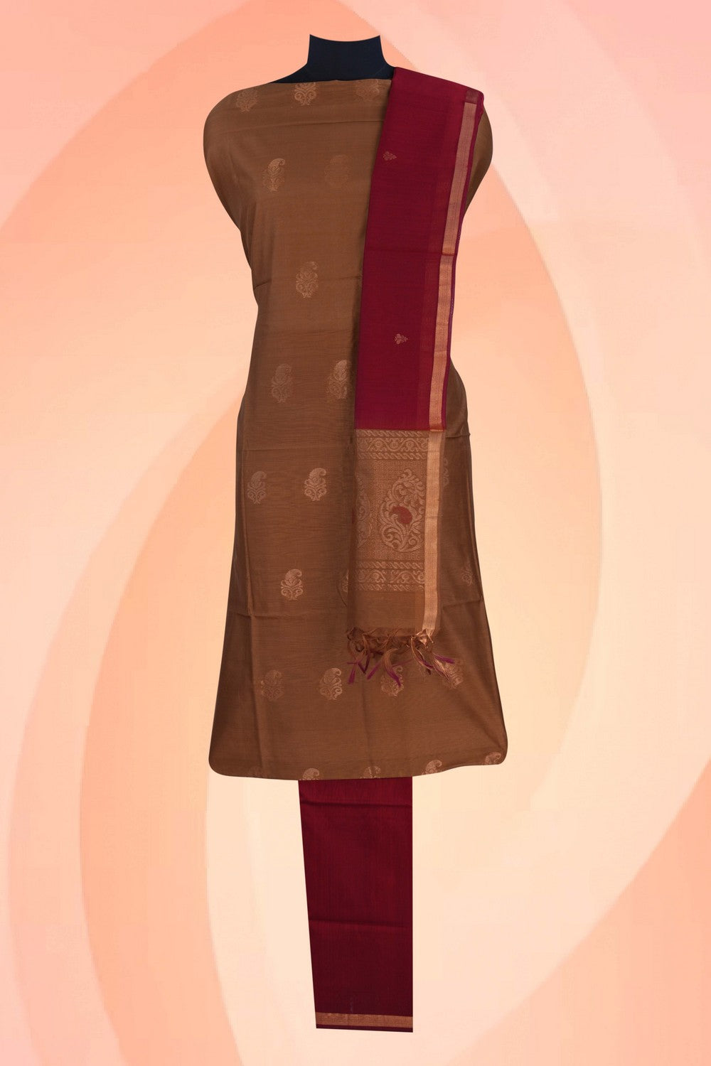 Image of Unstitched Suit Set Fabric (3 Pcs Set)