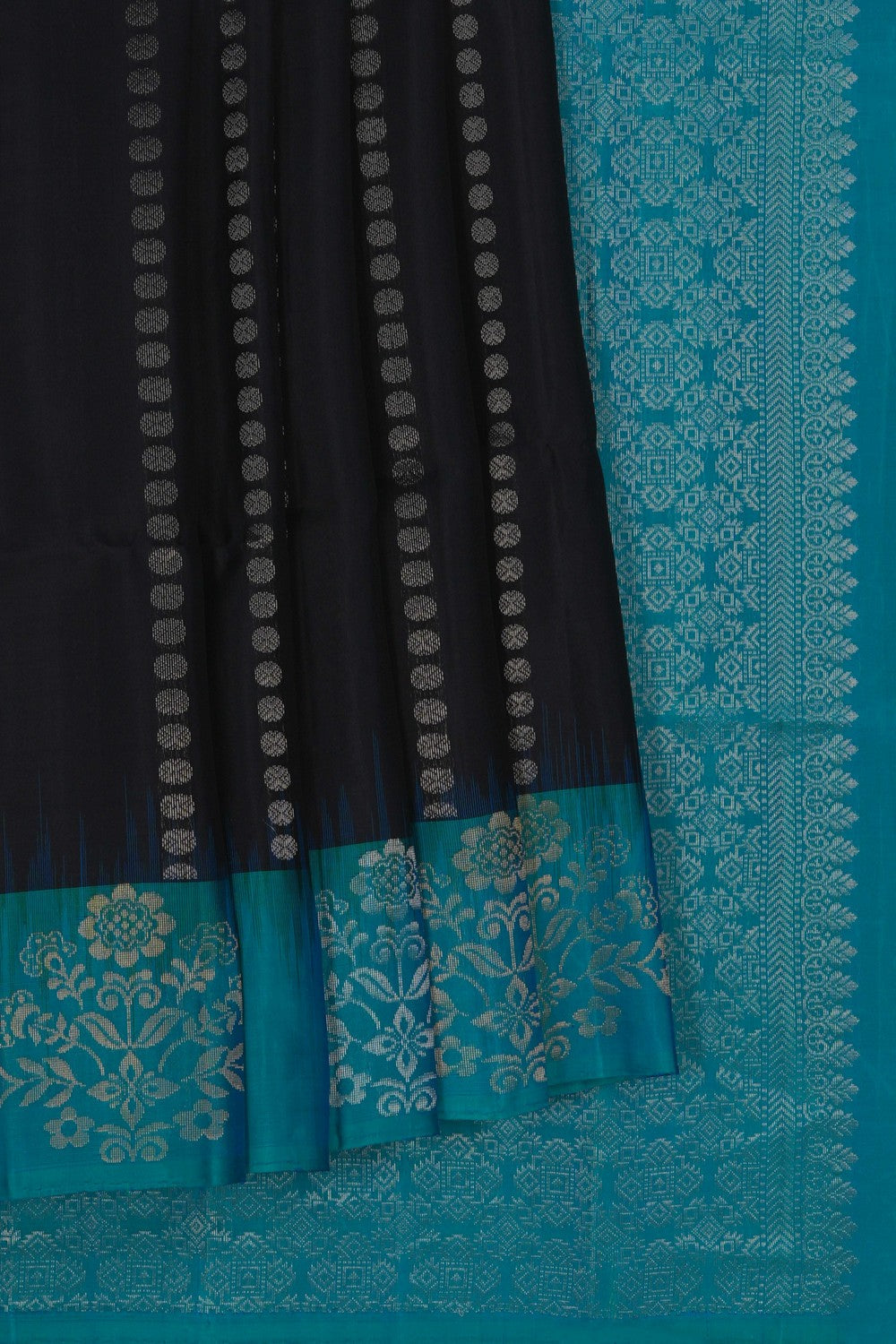 Image of South Silk Black Saree