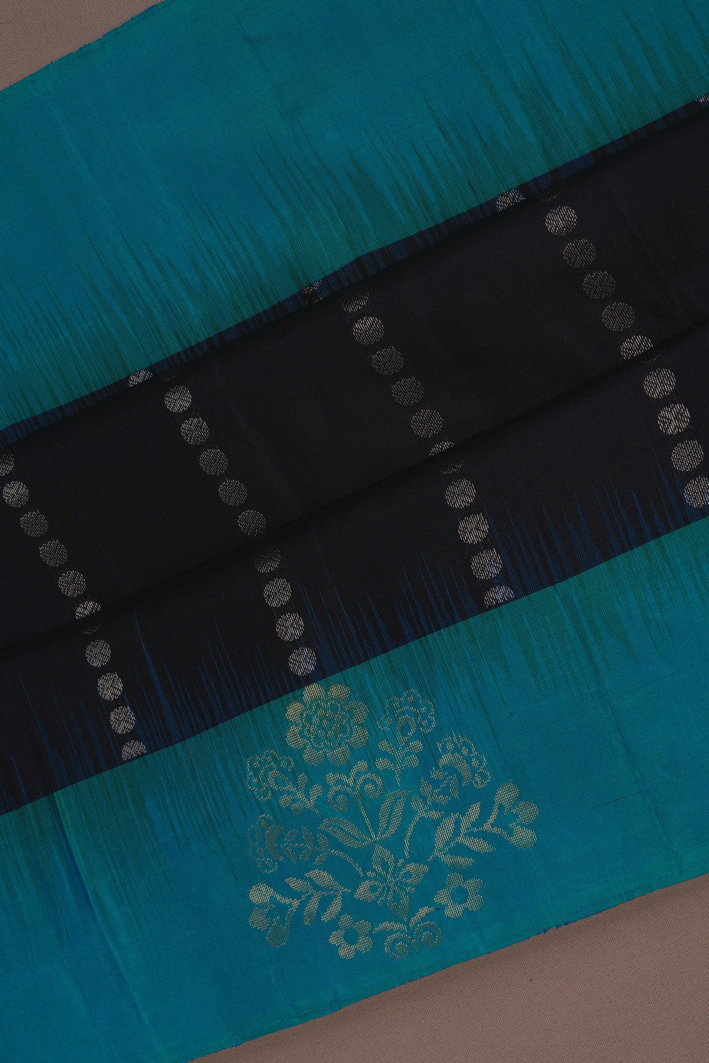 Image of South Silk Black Saree