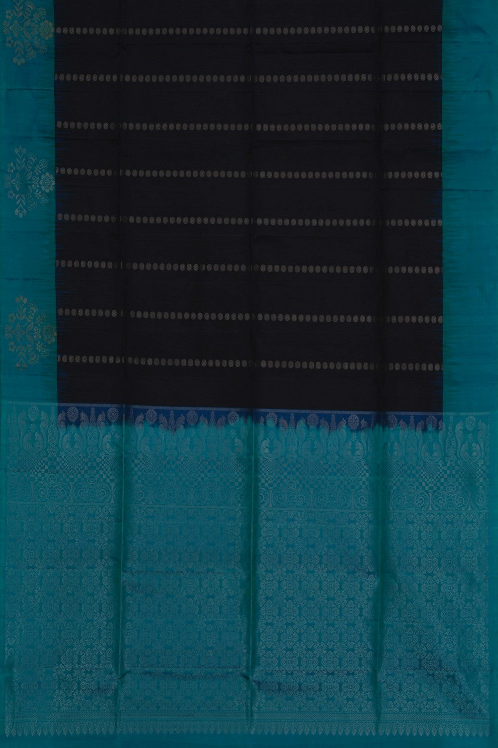 Image of South Silk Black Saree