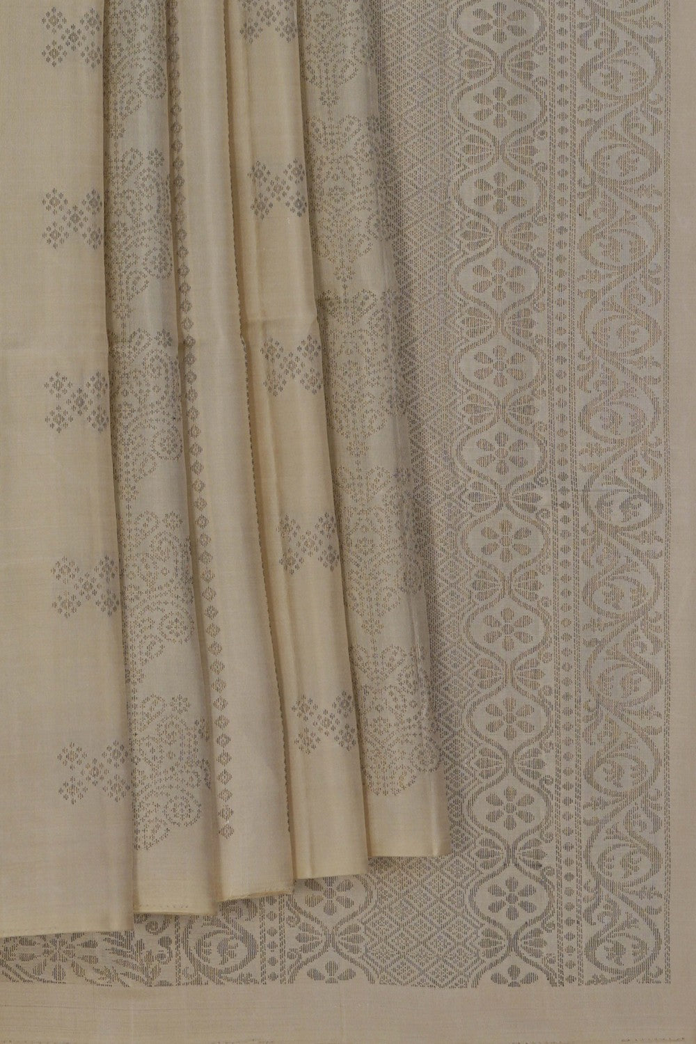 Image of South Silk Cream Saree