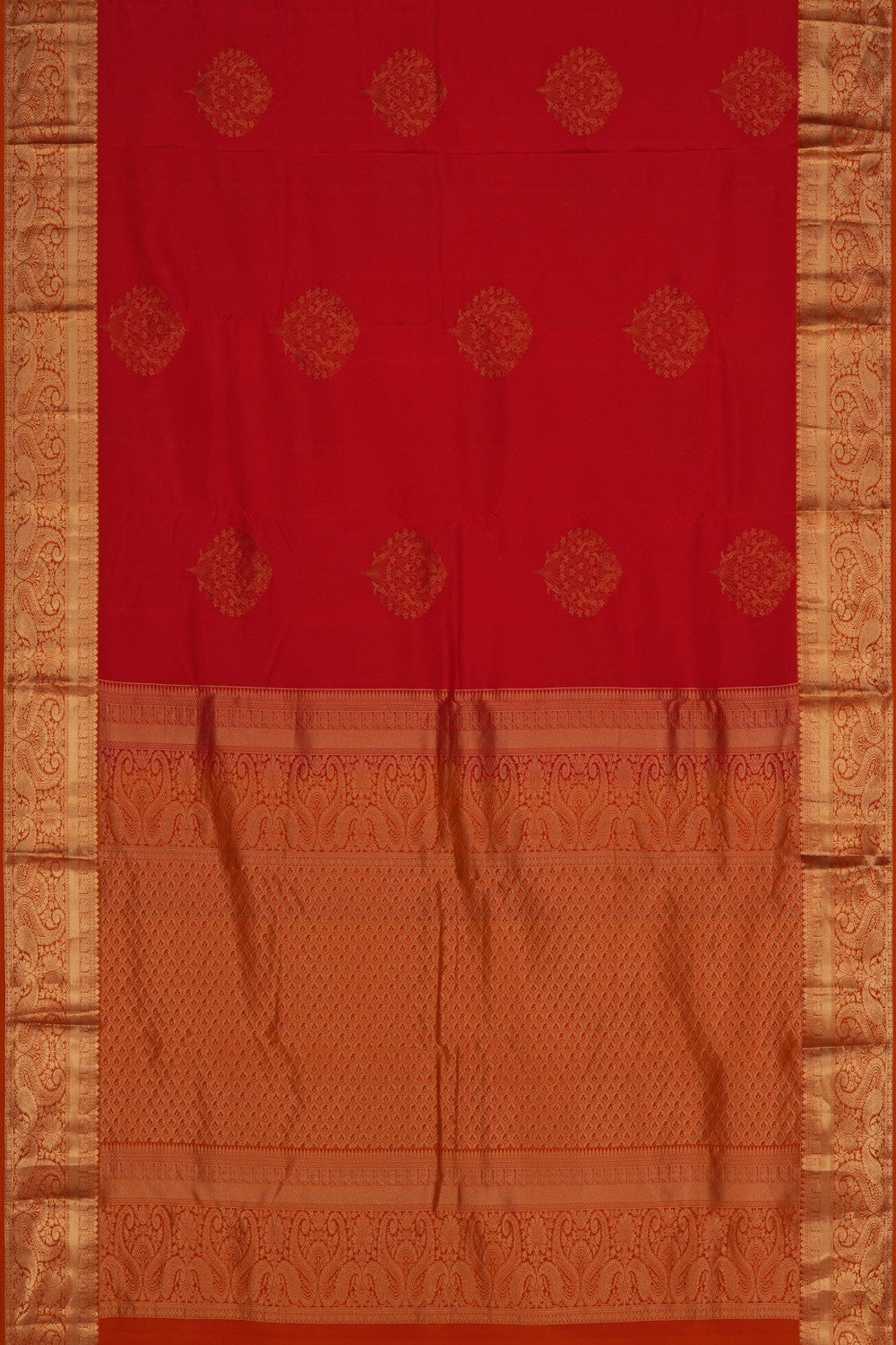 Image of South Silk Red Saree
