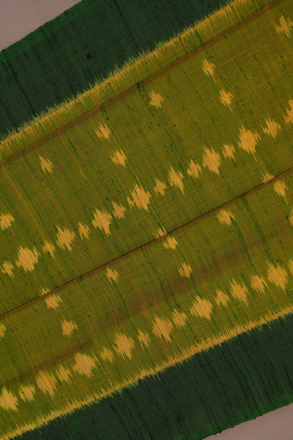 Image of Rajkot Silk Vibrant-Green Saree