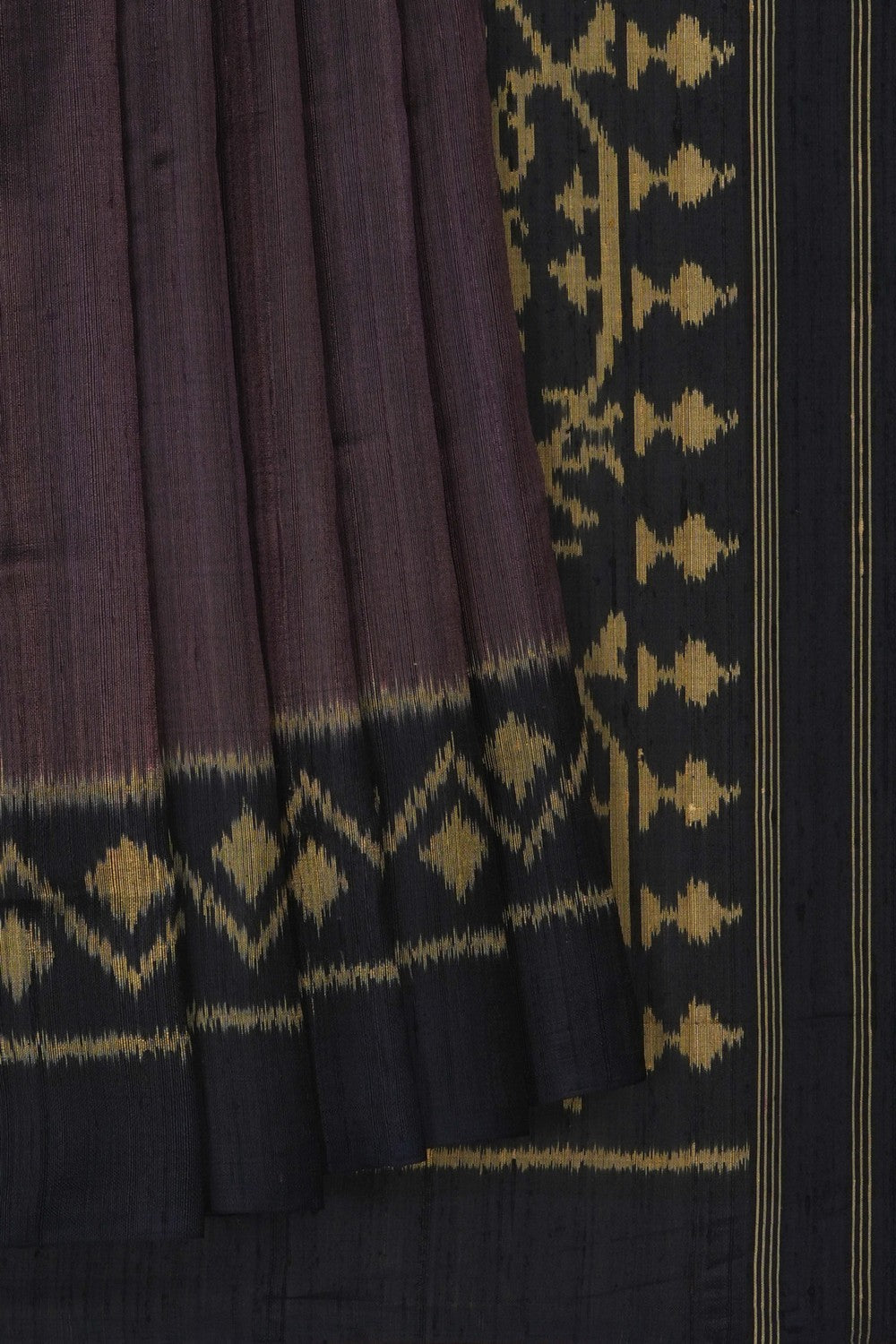 Image of Rajkot Silk Moss Purple Saree