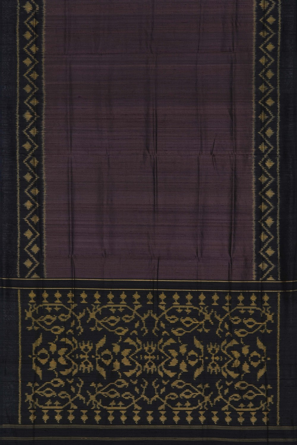 Image of Rajkot Silk Moss Purple Saree